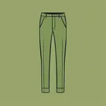 olive green slacks image